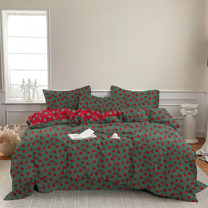 Wendebettwäsche-Set aus Baumwolle mit Polka-Dots - image 8