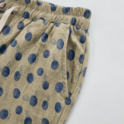 Baumwoll-Haremshose mit Polka-Dots - image 57
