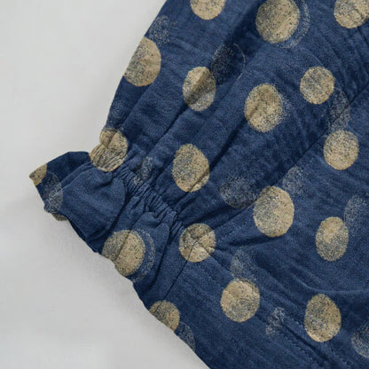 Baumwoll-Haremshose mit Polka-Dots - image 52