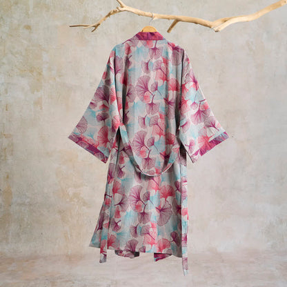 Künstlerischer Kimono aus Ginkgoblättern - image 8