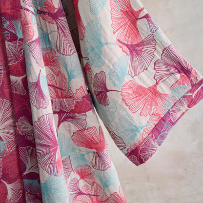 Künstlerischer Kimono aus Ginkgoblättern - image 11