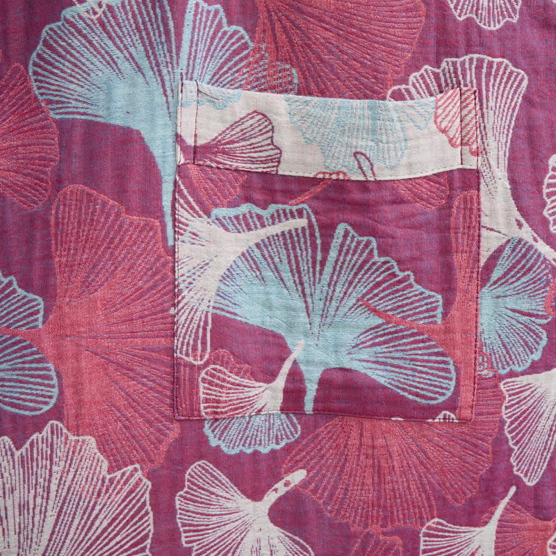 Künstlerischer Kimono aus Ginkgoblättern - image 6