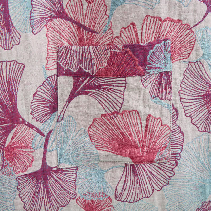 Künstlerischer Kimono aus Ginkgoblättern - image 13