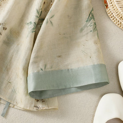 Kimono-Loungewear-Top mit Blumenmuster und Bindegürtel - image 6