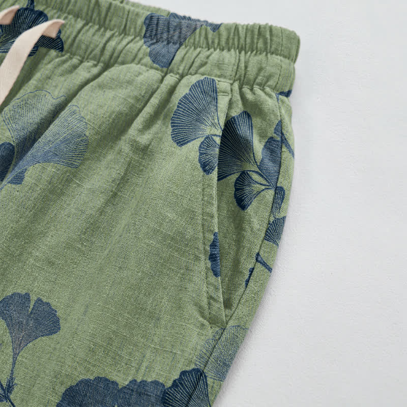 Ginkgo-Baumwoll-Haremshose mit Taschen - image 21