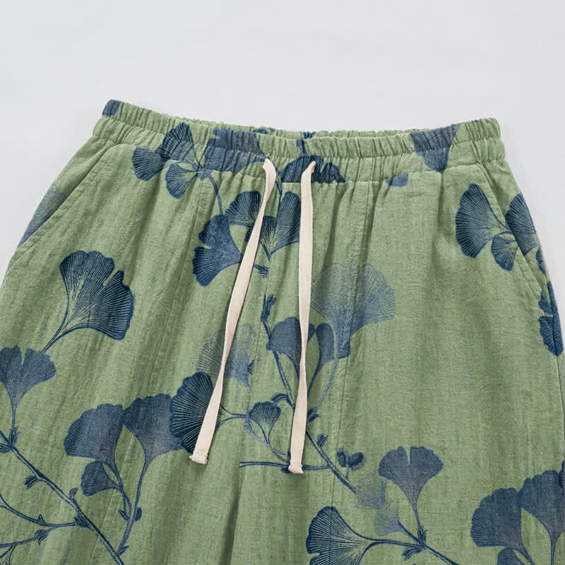 Ginkgo-Baumwoll-Haremshose mit Taschen - image 20