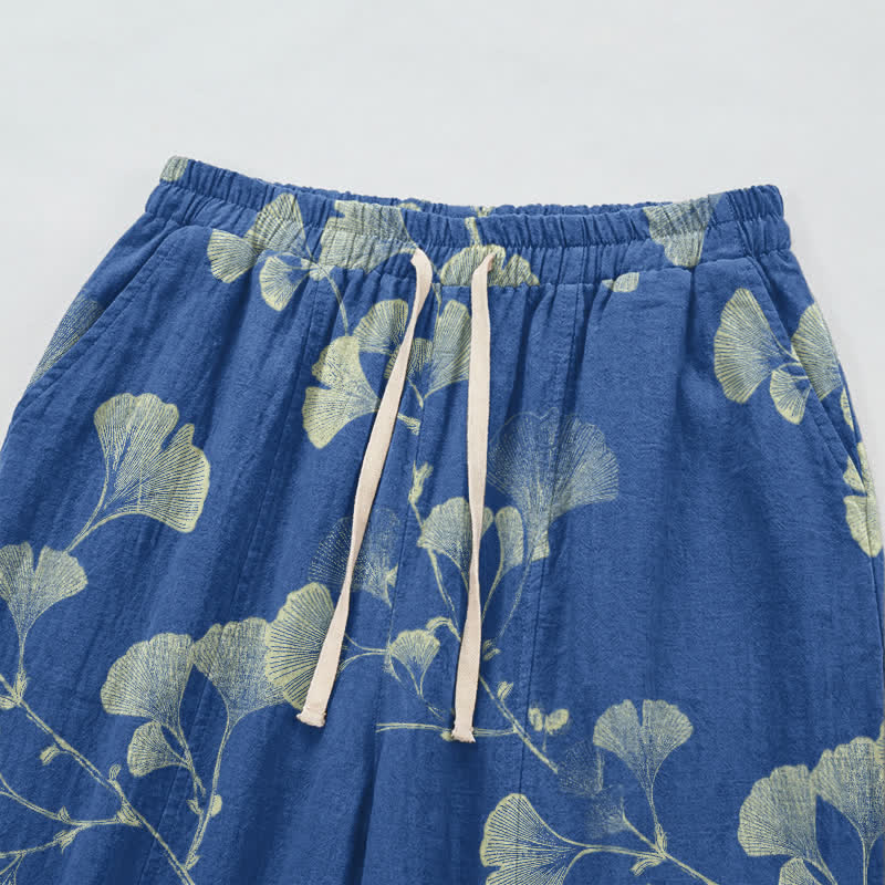 Ginkgo-Baumwoll-Haremshose mit Taschen - image 8