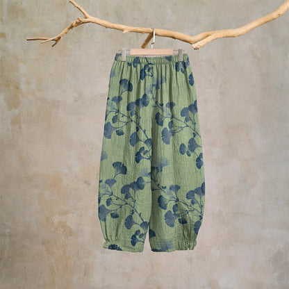 Ginkgo-Baumwoll-Haremshose mit Taschen - image 19