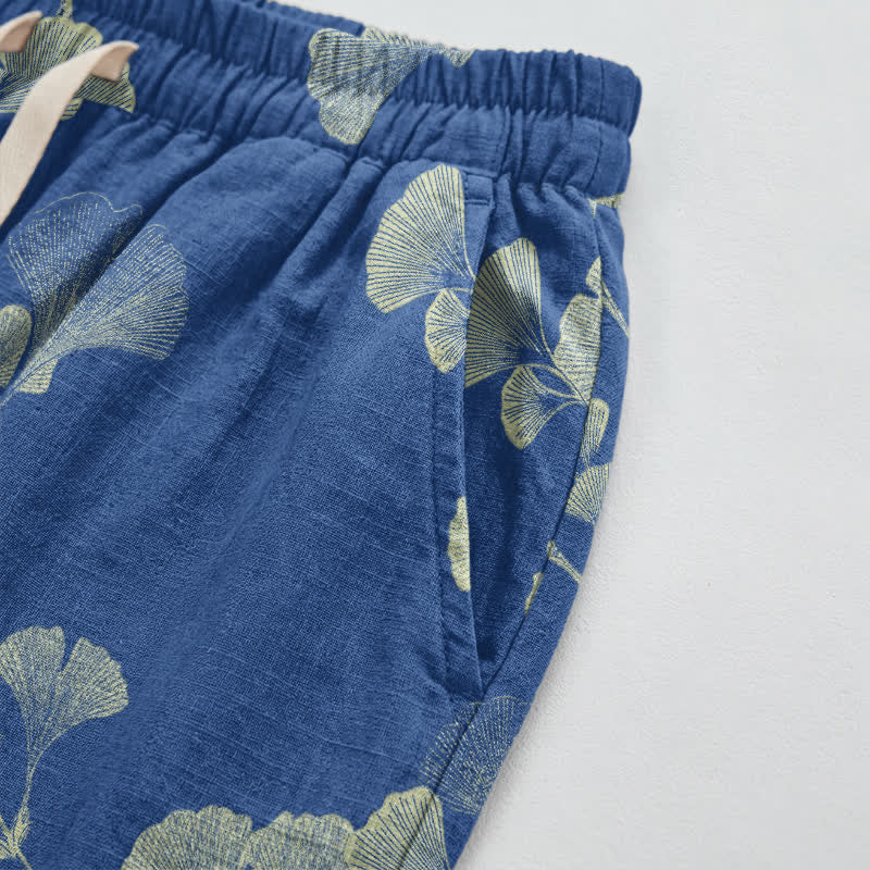 Ginkgo-Baumwoll-Haremshose mit Taschen - image 9