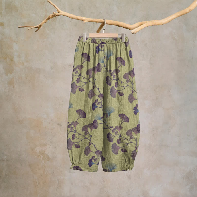 Ginkgo-Baumwoll-Haremshose mit Taschen - image 13