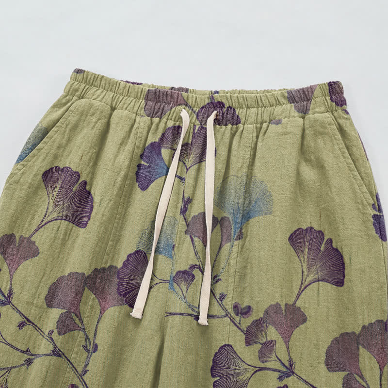 Ginkgo-Baumwoll-Haremshose mit Taschen - image 14
