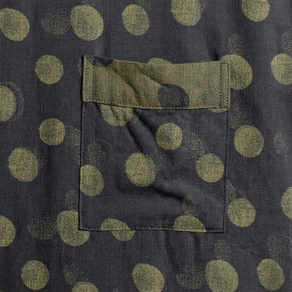Vintage Kimono-Bademantel aus Baumwolle mit Polka-Dots - image 24