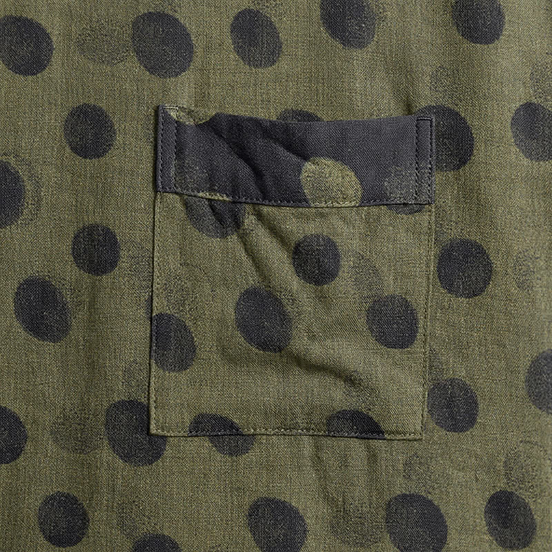 Vintage Kimono-Bademantel aus Baumwolle mit Polka-Dots - image 29