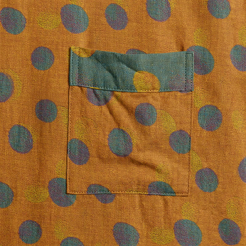 Vintage Kimono-Bademantel aus Baumwolle mit Polka-Dots - image 39