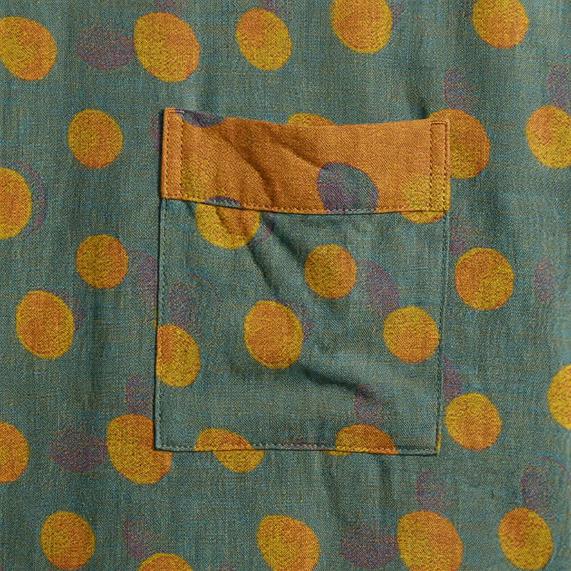 Vintage Kimono-Bademantel aus Baumwolle mit Polka-Dots - image 34