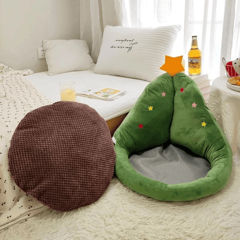 Plüschkissen in Weihnachtsbaumform - image 4