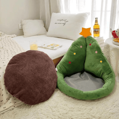 Plüschkissen in Weihnachtsbaumform - image 4
