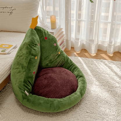 Plüschkissen in Weihnachtsbaumform - image 1