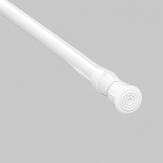Weiße Gardinenstange mit Federspannung - Schlanke Stange - 60 cm–110 cm - image 0
