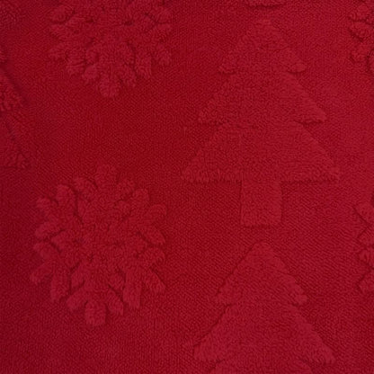 Kissenbezug mit Weihnachtsbaum-Schneeflocken-Prägung - image 4