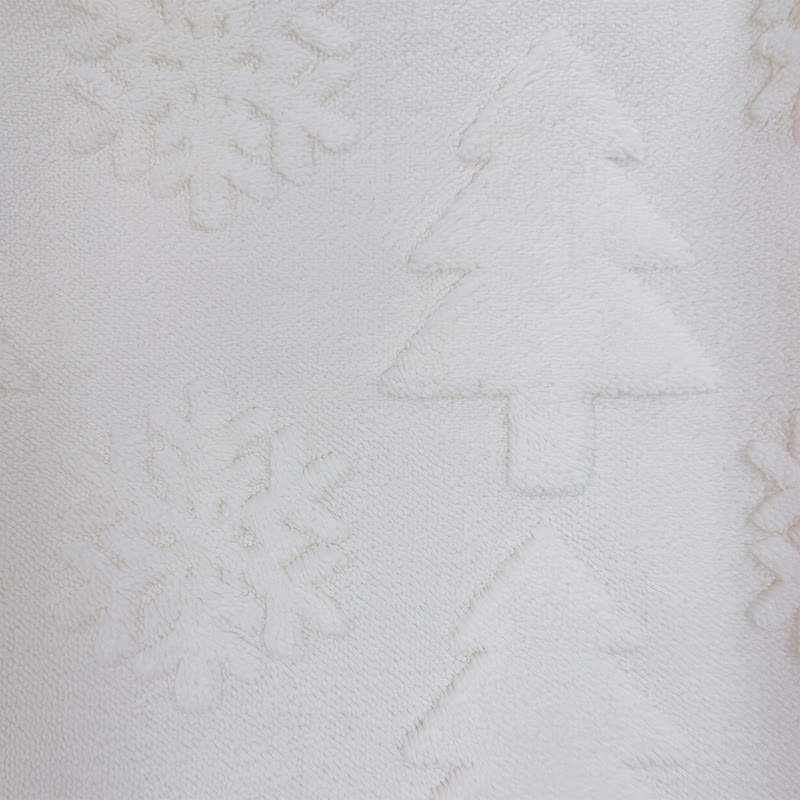 Kissenbezug mit Weihnachtsbaum-Schneeflocken-Prägung - image 14