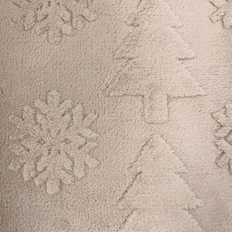 Kissenbezug mit Weihnachtsbaum-Schneeflocken-Prägung - image 9