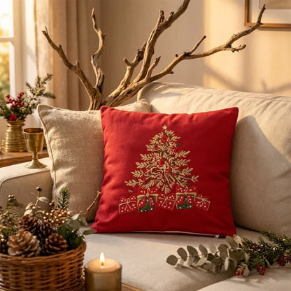 Kissenbezug für die Geschenkbox mit Weihnachtsbaummotiv - image 2