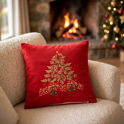 Kissenbezug für die Geschenkbox mit Weihnachtsbaummotiv - image 1