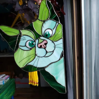 Ownkoti Fensterdekoration „Stain Cat“ (Kaufen Sie eins und erhalten Sie eins gratis)