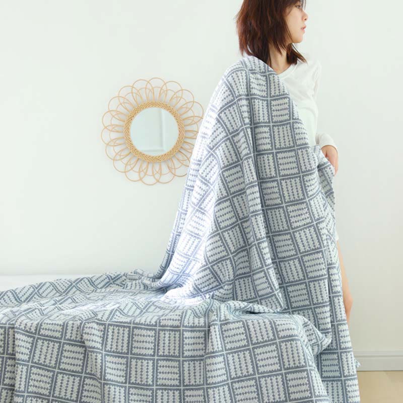 Ownkoti Plaid Dreilagige Steppdecke aus reiner Baumwolle - image 2