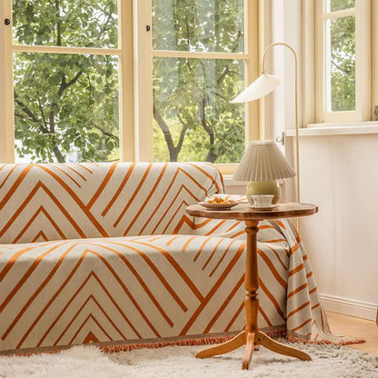 Ownkoti Diamond Stripe Multifunktionale Decke Sofaschutz