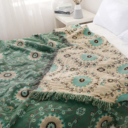 Ownkoti Retro Sofabezug Baumwolle Wendedecke