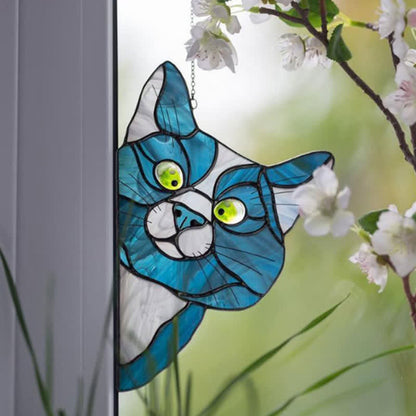 Ownkoti Fensterdekoration „Stain Cat“ (Kaufen Sie eins und erhalten Sie eins gratis)