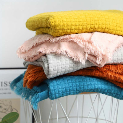 Ownkoti Home Decor – Bequeme Decke in Volltonfarbe