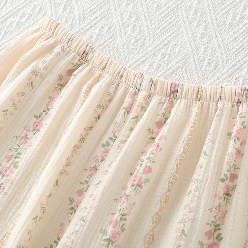 Loungewear-Set aus reiner Baumwolle im Waldstil