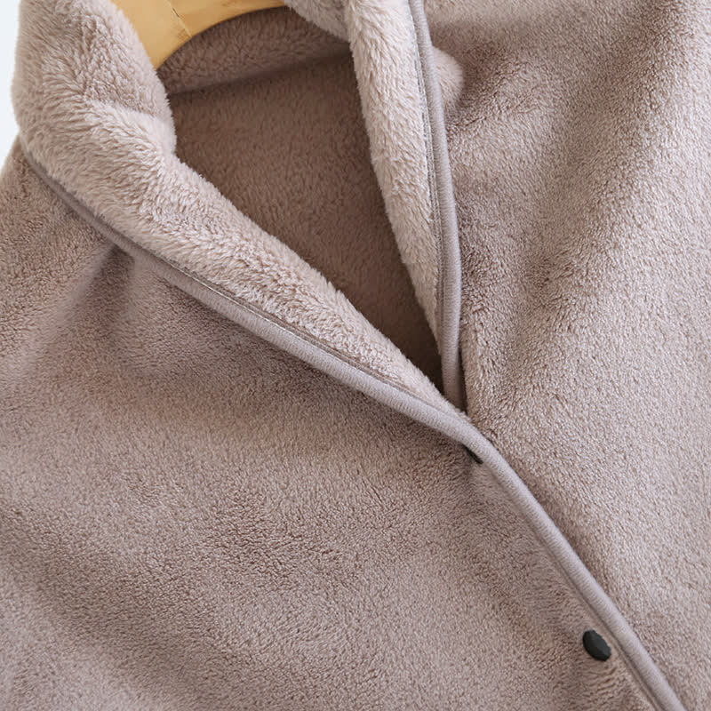 Einfarbige, weiche Flanell-Schaldecke