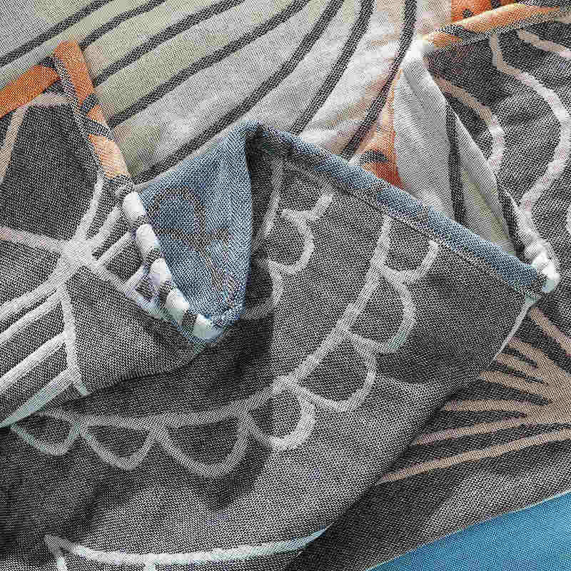 Wende-Sofabezug mit Muschel-Print