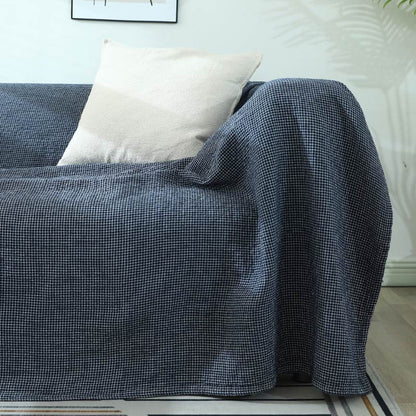 Ownkoti Plaid Sofadecke Gaze Sofabezug