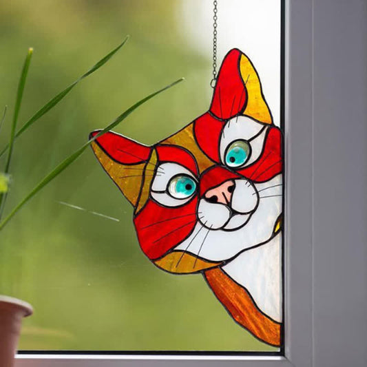 Ownkoti Fensterdekoration „Stain Cat“ (Kaufen Sie eins und erhalten Sie eins gratis)