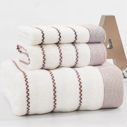 Ownkoti Gestreiftes Badetuch-Badetuch-Set
