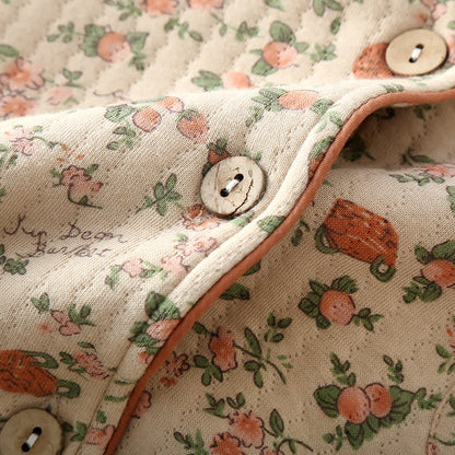 Rural Rose Air Loungewear-Set aus Baumwolle