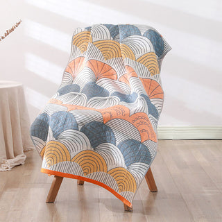 Ownkoti Badetuch aus Jacquard-Baumwolle mit Muscheldruck