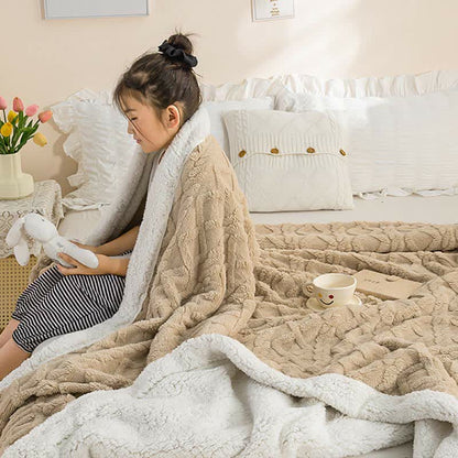 Ownkoti Puffy Cozy Wende-Überwurfdecke