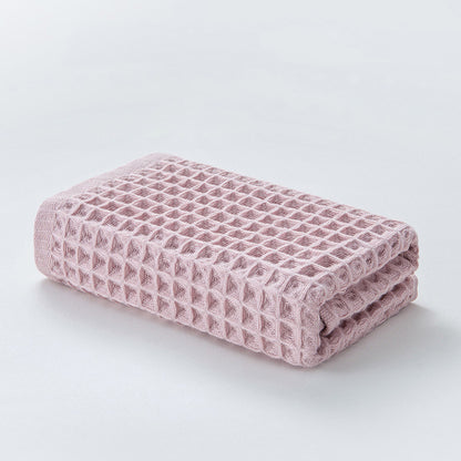 Ownkoti Einfaches Handtuch aus Baumwolle mit Waffelmuster (3 Stück)