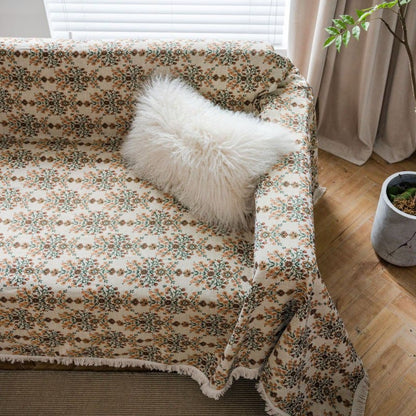 Sofaschoner mit Jacquard-Quaste und Pflaumenblütenmuster - image 7