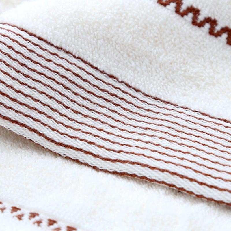 Ownkoti Gestreiftes Badetuch-Badetuch-Set