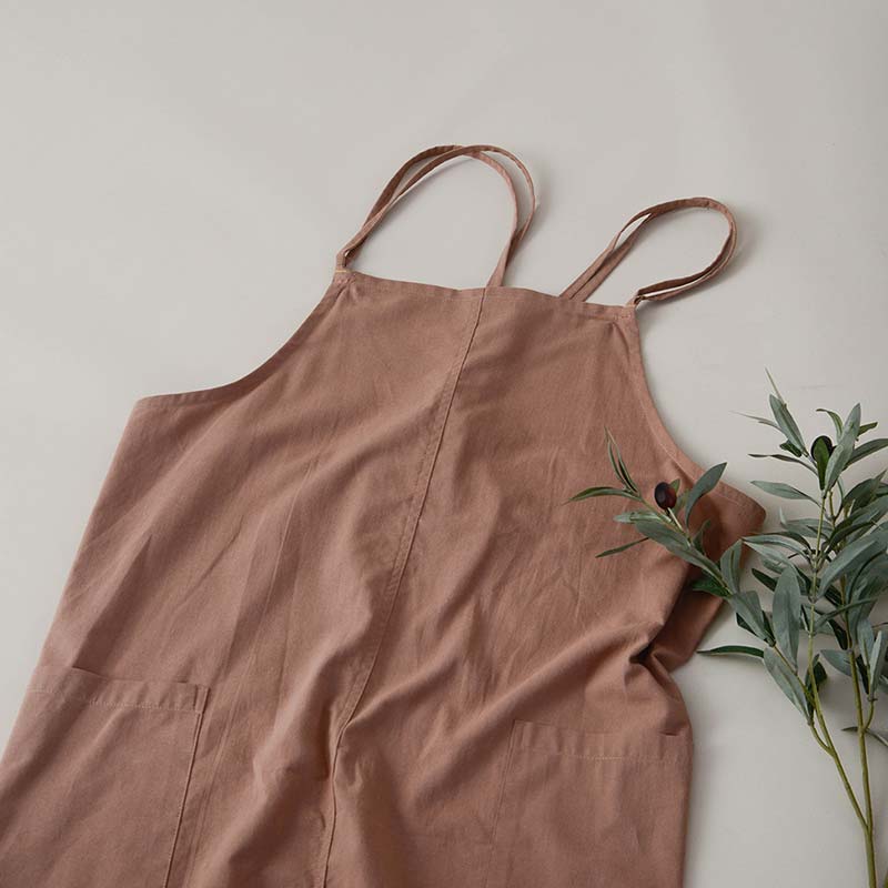 Ownkoti – Wasserdichte Baumwollschürze mit Taschen