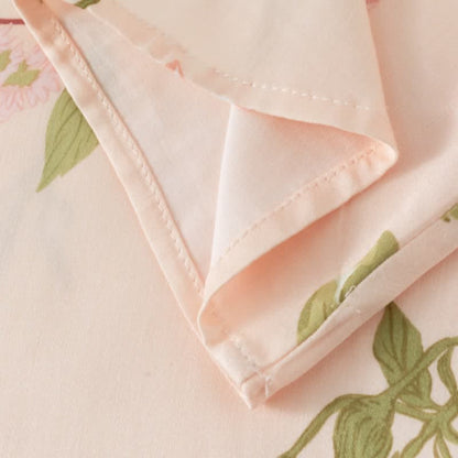 Weiches, atmungsaktives Nachthemd mit rosa Blumenmuster