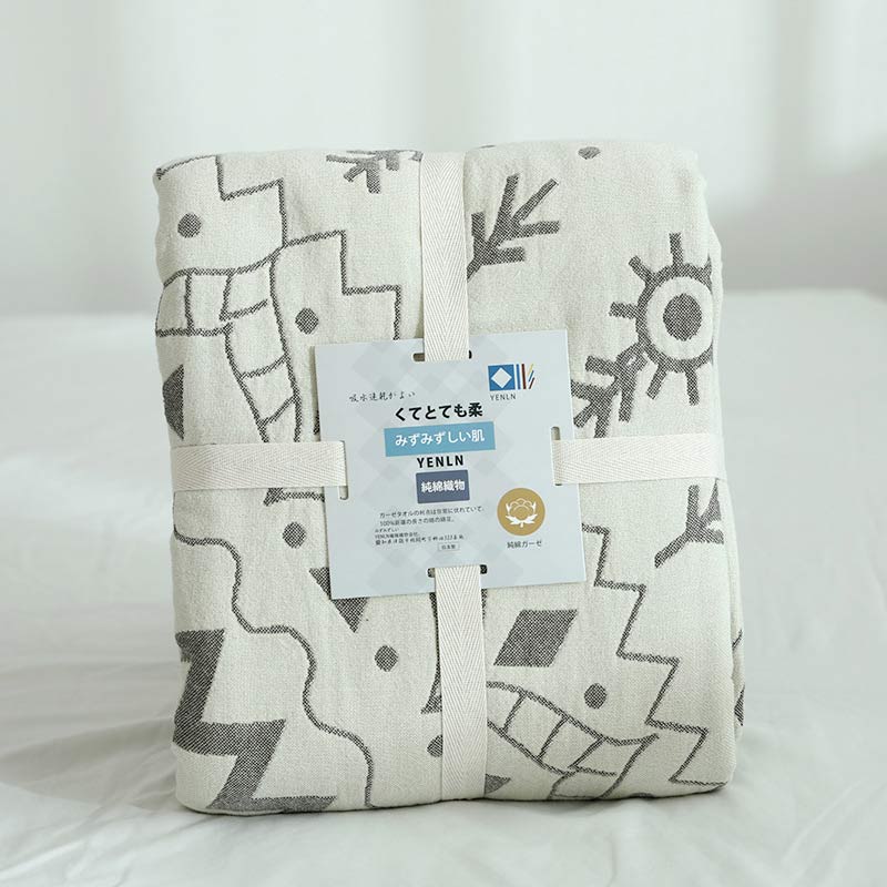 Ownkoti Chic Mandala Wende-Steppdecke aus Baumwolle mit Blumenmuster