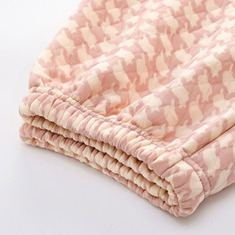 Schickes Pyjama-Set aus Baumwolle mit Knopfleiste